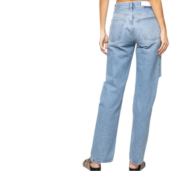 Re/Done Comfy 90s High Waist Straight Leg Jeans - Picture 3 of 13